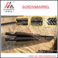 Full Covering 55/110mm Twin Conical Screw&Barrel/Cylinder for Plastic Extruder Machine